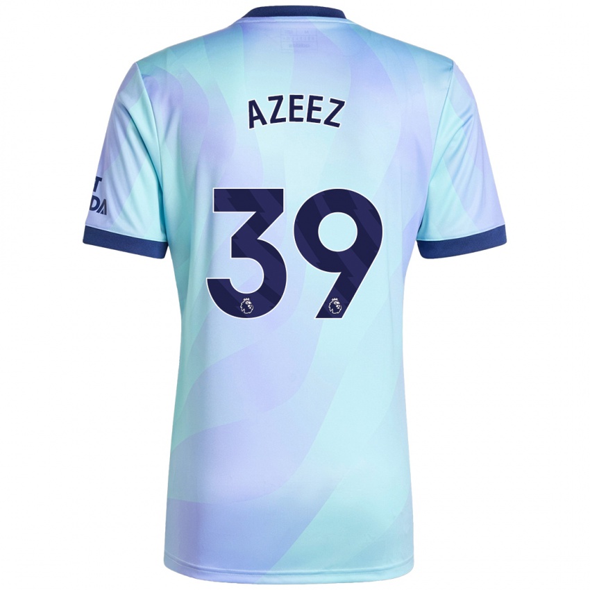 Niño Camiseta Miguel Azeez #39 Agua Equipación Tercera 2024/25 La Camisa Perú