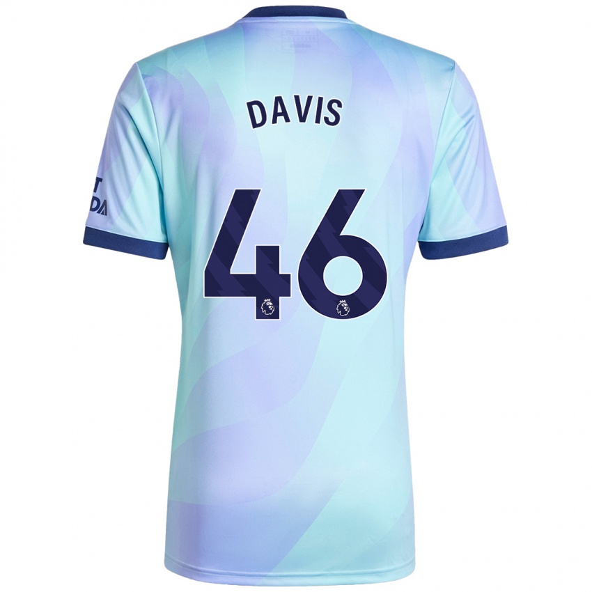 Niño Camiseta Timi Davis #46 Agua Equipación Tercera 2024/25 La Camisa Perú