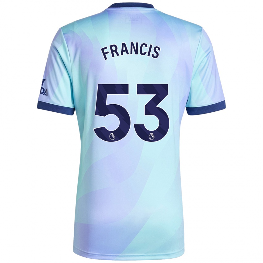 Niño Camiseta Jack Henry Francis #53 Agua Equipación Tercera 2024/25 La Camisa Perú