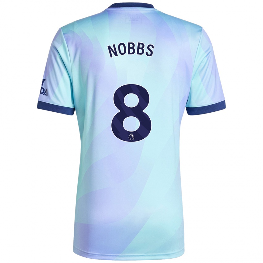 Niño Camiseta Nobbs #8 Agua Equipación Tercera 2024/25 La Camisa Perú