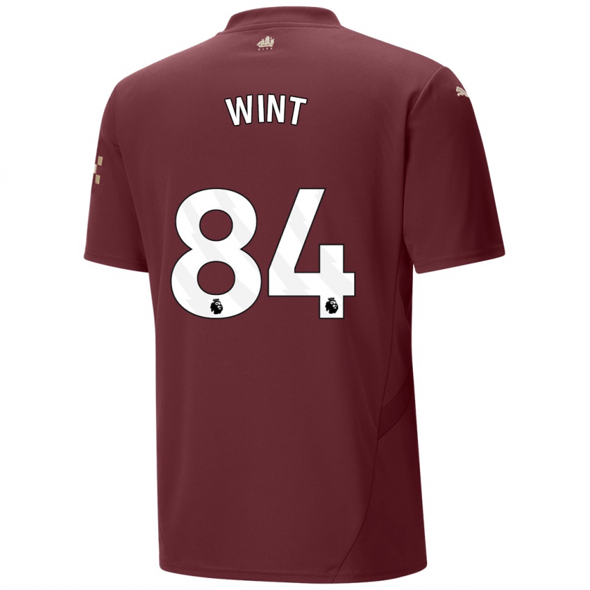 Niño Camiseta Jack Wint #84 Granate Equipación Tercera 2024/25 La Camisa Perú