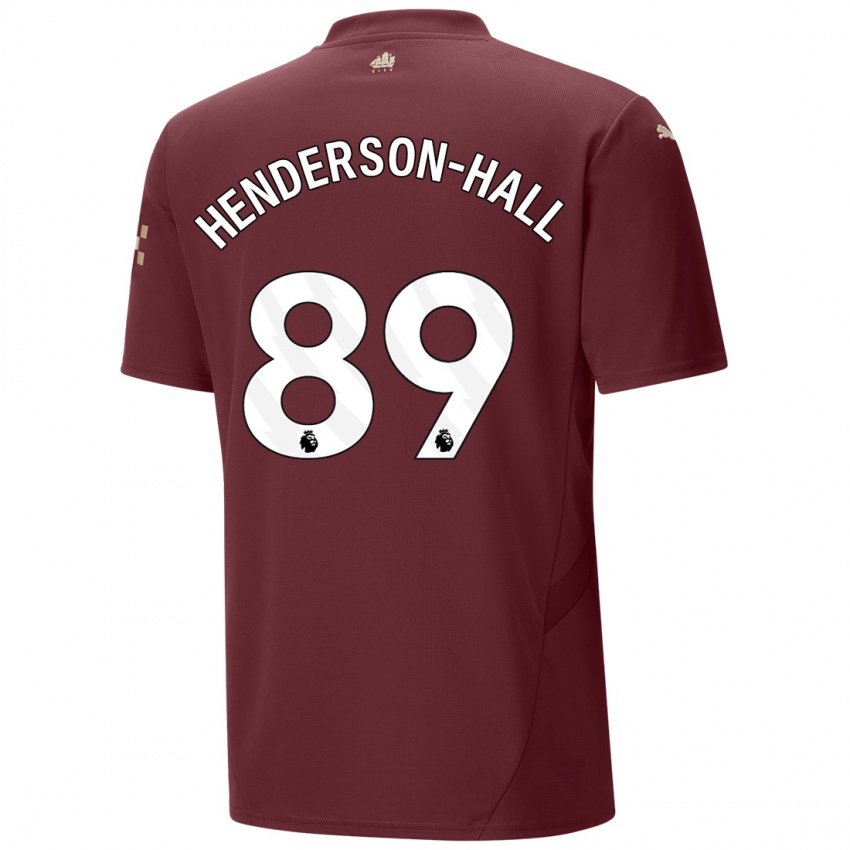 Niño Camiseta Matty Henderson-Hall #89 Granate Equipación Tercera 2024/25 La Camisa Perú