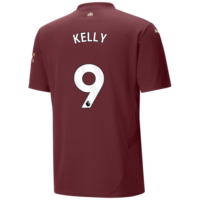 Niño Camiseta Chloe Kelly #9 Granate Equipación Tercera 2024/25 La Camisa Perú