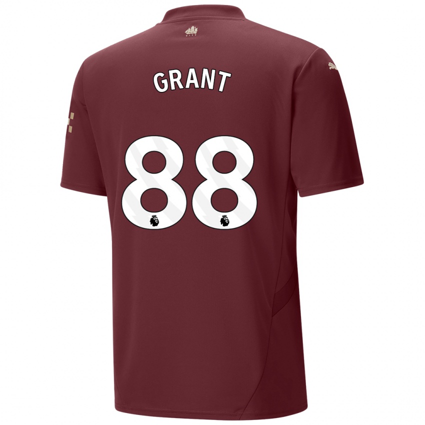 Niño Camiseta True Grant #88 Granate Equipación Tercera 2024/25 La Camisa Perú