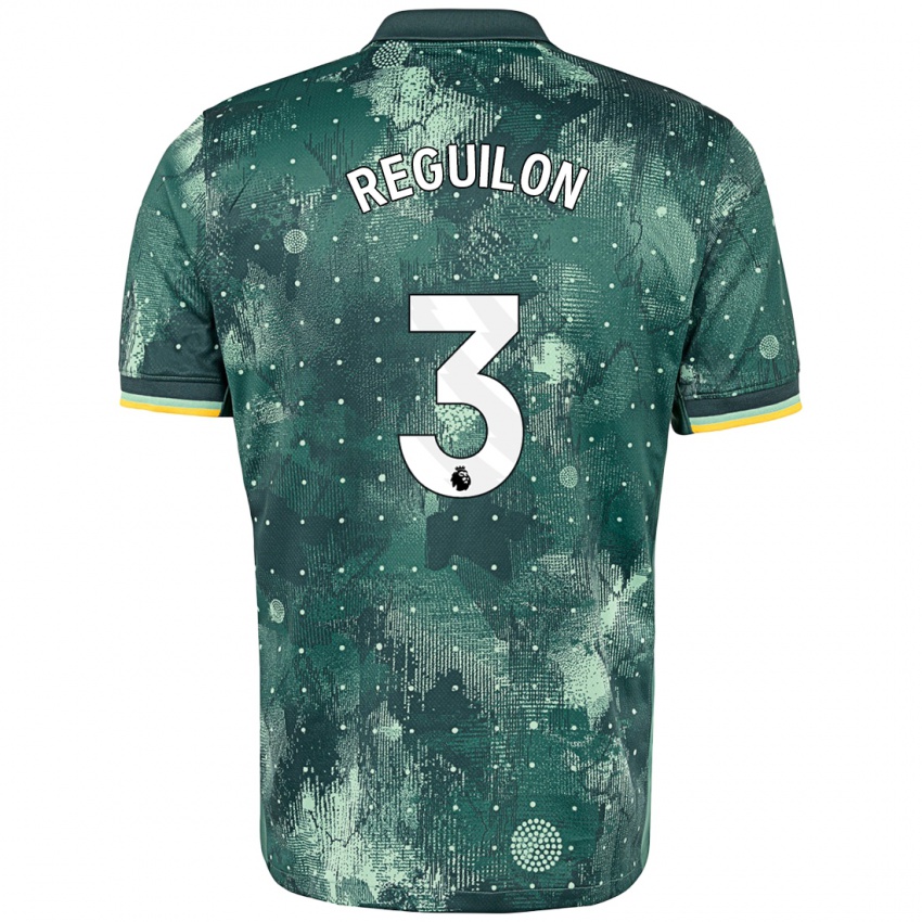 Niño Camiseta Sergio Reguilon #3 Verde Menta Equipación Tercera 2024/25 La Camisa Perú