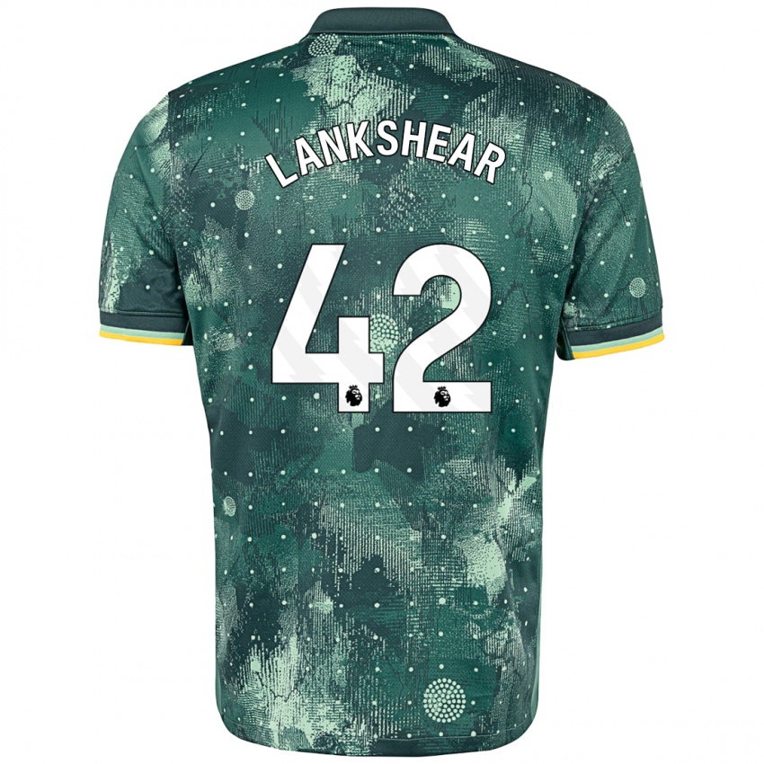 Niño Camiseta Will Lankshear #42 Verde Menta Equipación Tercera 2024/25 La Camisa Perú