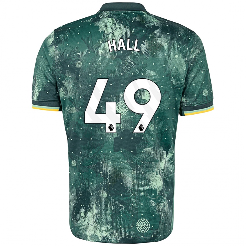 Niño Camiseta Tyrese Hall #49 Verde Menta Equipación Tercera 2024/25 La Camisa Perú