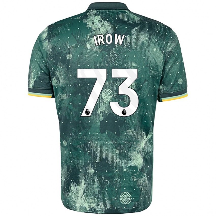 Niño Camiseta Oliver Irow #73 Verde Menta Equipación Tercera 2024/25 La Camisa Perú