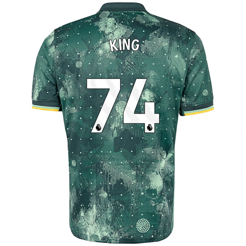 Niño Camiseta Maeson King #74 Verde Menta Equipación Tercera 2024/25 La Camisa Perú