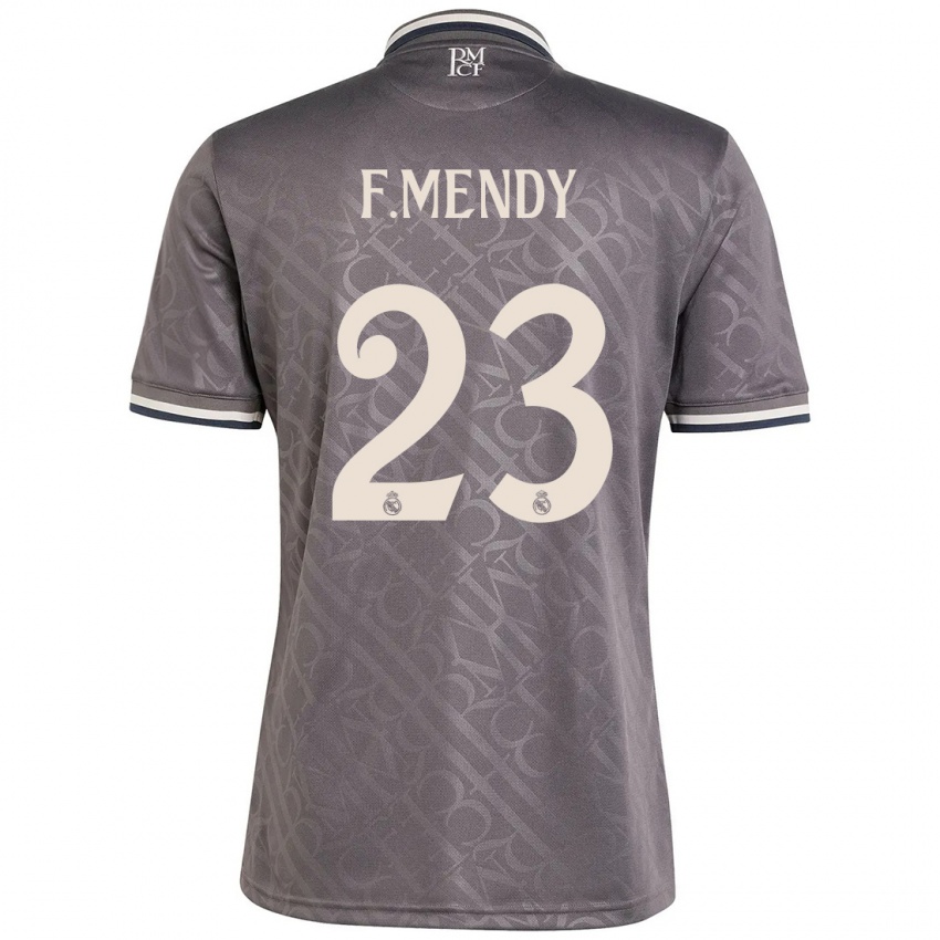 Niño Camiseta Ferland Mendy #23 Carbón Equipación Tercera 2024/25 La Camisa Perú