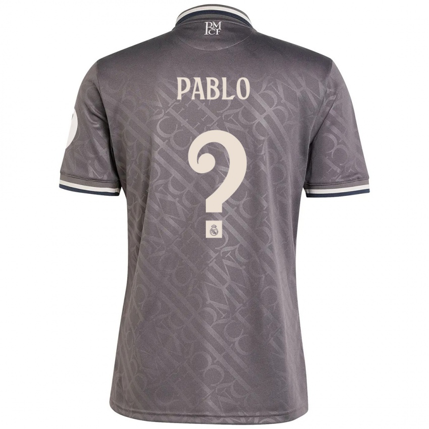 Niño Camiseta Pablo Ramón #0 Carbón Equipación Tercera 2024/25 La Camisa Perú