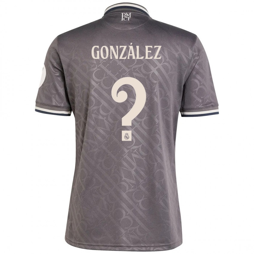 Niño Camiseta Álvaro González #0 Carbón Equipación Tercera 2024/25 La Camisa Perú