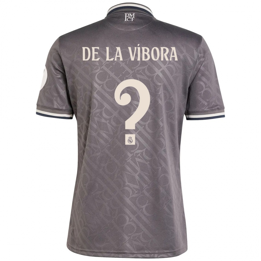 Niño Camiseta David De La Víbora #0 Carbón Equipación Tercera 2024/25 La Camisa Perú