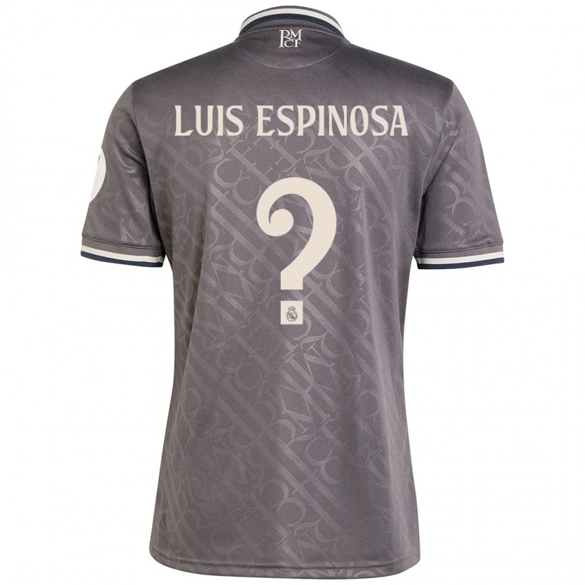 Niño Camiseta José Luis Espinosa #0 Carbón Equipación Tercera 2024/25 La Camisa Perú