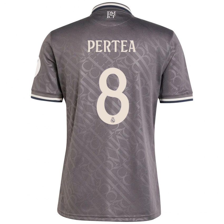 Niño Camiseta Raul Pertea #8 Carbón Equipación Tercera 2024/25 La Camisa Perú