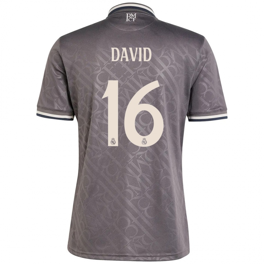 Niño Camiseta Antonio David #16 Carbón Equipación Tercera 2024/25 La Camisa Perú