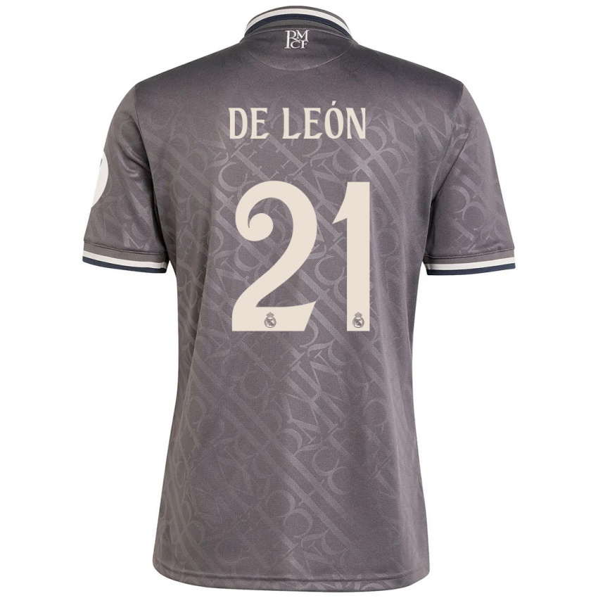 Niño Camiseta Jeremy De León #21 Carbón Equipación Tercera 2024/25 La Camisa Perú