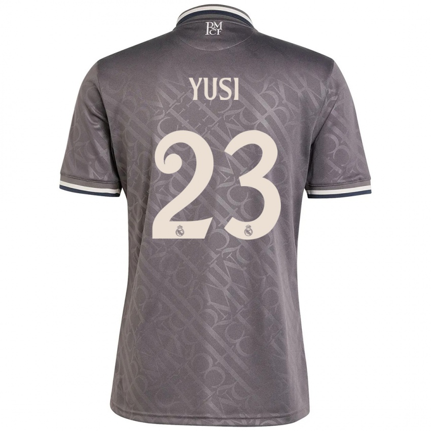 Niño Camiseta Yusi #23 Carbón Equipación Tercera 2024/25 La Camisa Perú