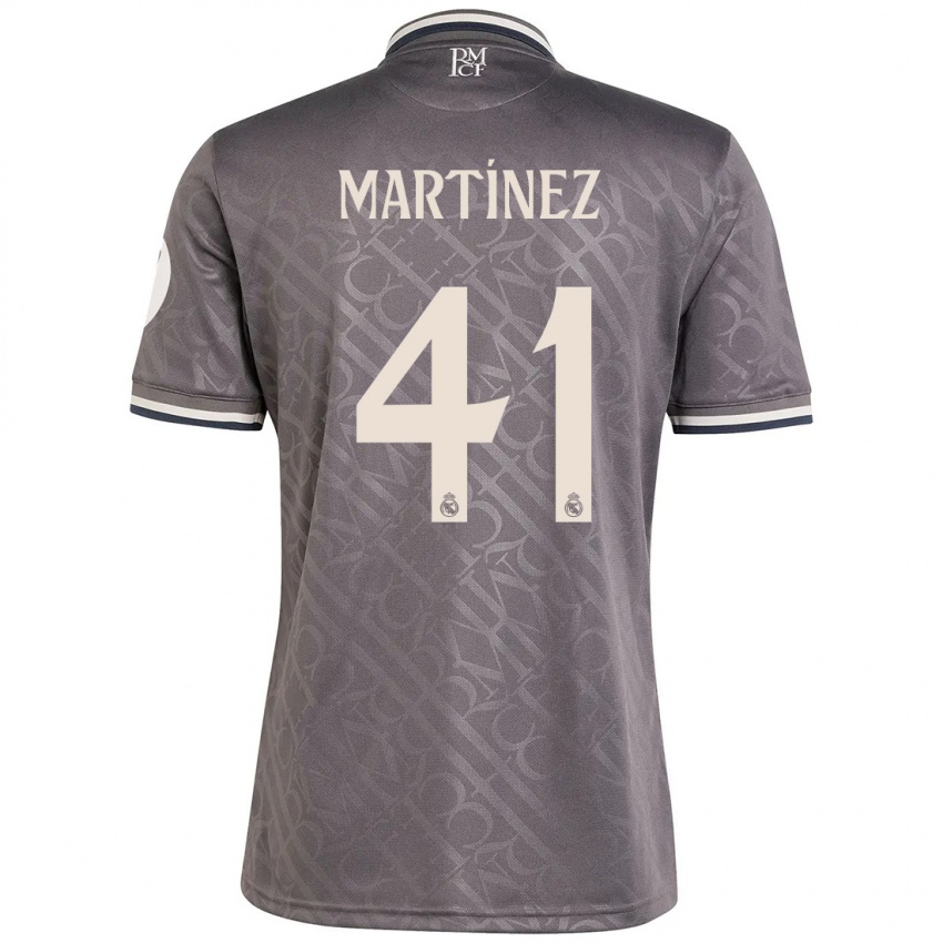 Niño Camiseta Joan Martínez #41 Carbón Equipación Tercera 2024/25 La Camisa Perú