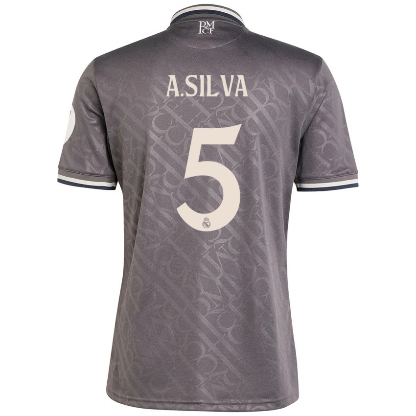 Niño Camiseta Antonia Silva #5 Carbón Equipación Tercera 2024/25 La Camisa Perú