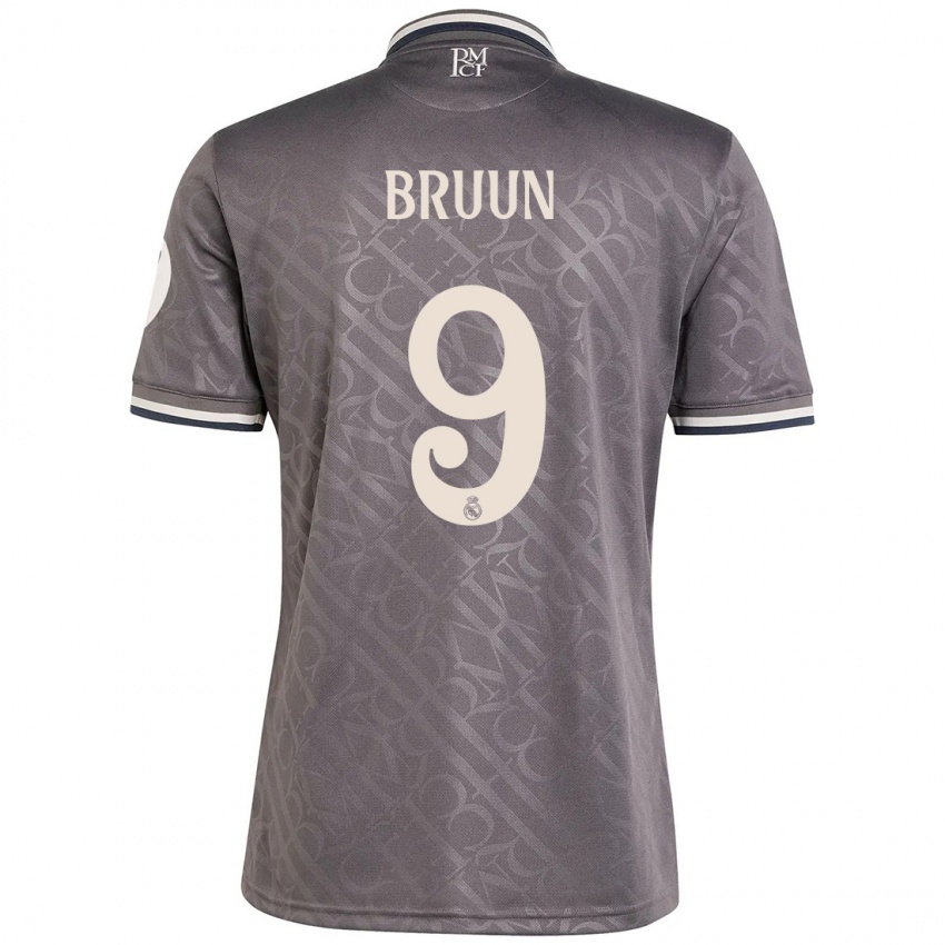 Niño Camiseta Signe Bruun #9 Carbón Equipación Tercera 2024/25 La Camisa Perú