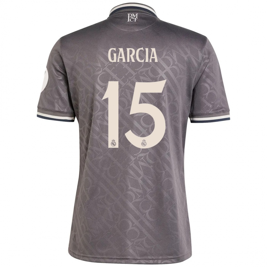 Niño Camiseta Sheila García #15 Carbón Equipación Tercera 2024/25 La Camisa Perú