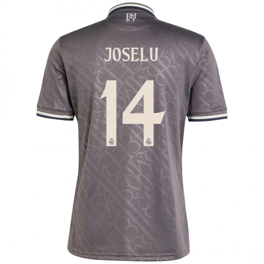 Niño Camiseta Joselu #14 Carbón Equipación Tercera 2024/25 La Camisa Perú