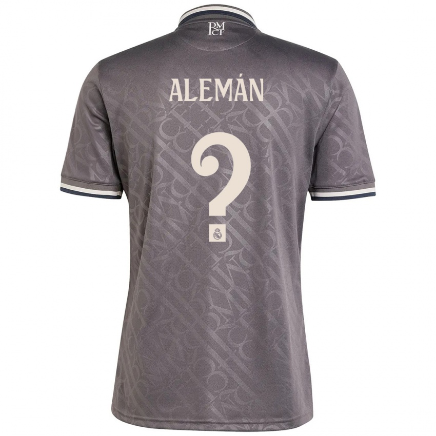 Niño Camiseta Alexander Alemán #0 Carbón Equipación Tercera 2024/25 La Camisa Perú