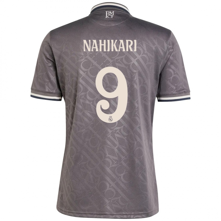 Niño Camiseta Nahikari Garcia #9 Carbón Equipación Tercera 2024/25 La Camisa Perú