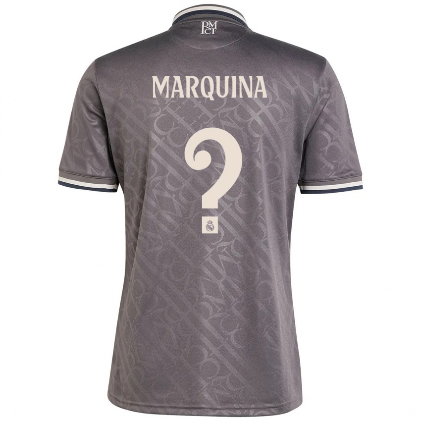 Niño Camiseta Guillermo Marquina #0 Carbón Equipación Tercera 2024/25 La Camisa Perú