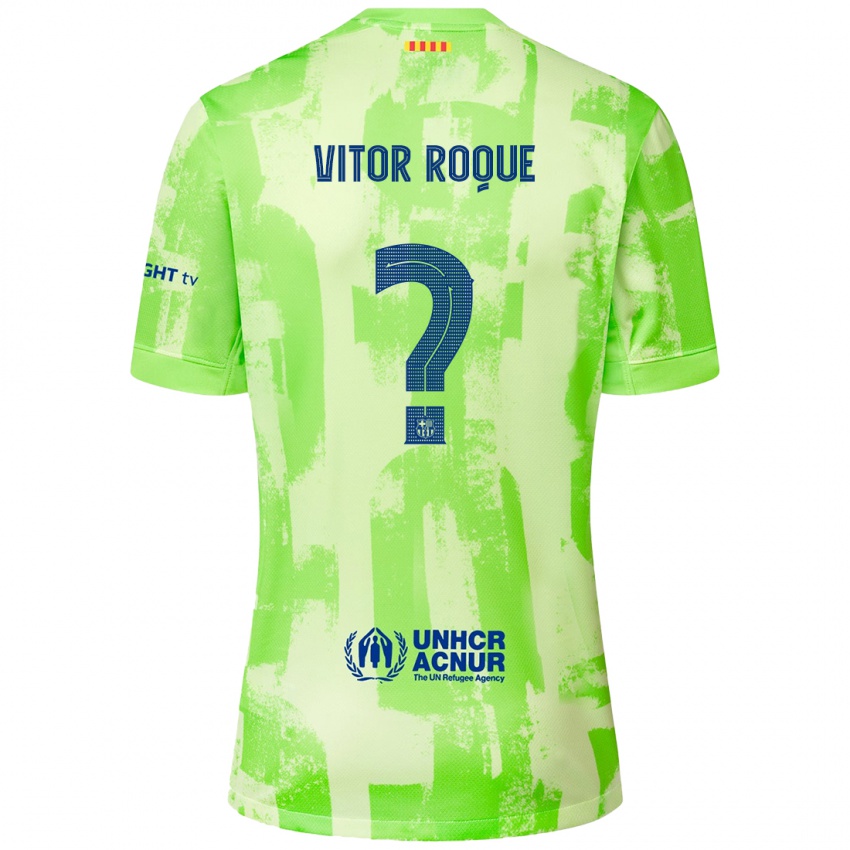 Niño Camiseta Vitor Roque #8 Lima Equipación Tercera 2024/25 La Camisa Perú