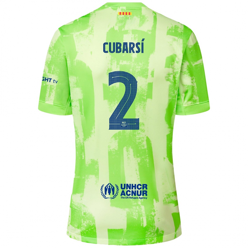 Niño Camiseta Pau Cubarsí #2 Lima Equipación Tercera 2024/25 La Camisa Perú