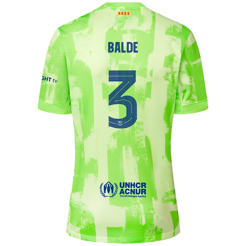 Niño Camiseta Alejandro Balde #3 Lima Equipación Tercera 2024/25 La Camisa Perú