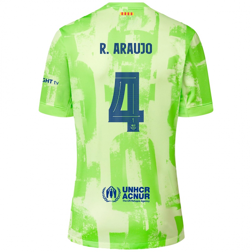 Niño Camiseta Ronald Araujo #4 Lima Equipación Tercera 2024/25 La Camisa Perú