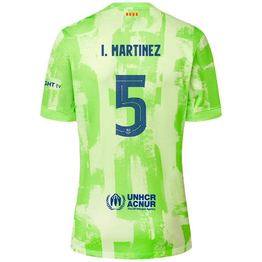 Niño Camiseta Iñigo Martínez #5 Lima Equipación Tercera 2024/25 La Camisa Perú