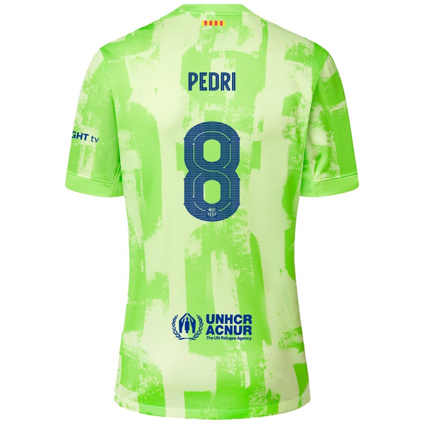 Niño Camiseta Pedri #8 Lima Equipación Tercera 2024/25 La Camisa Perú