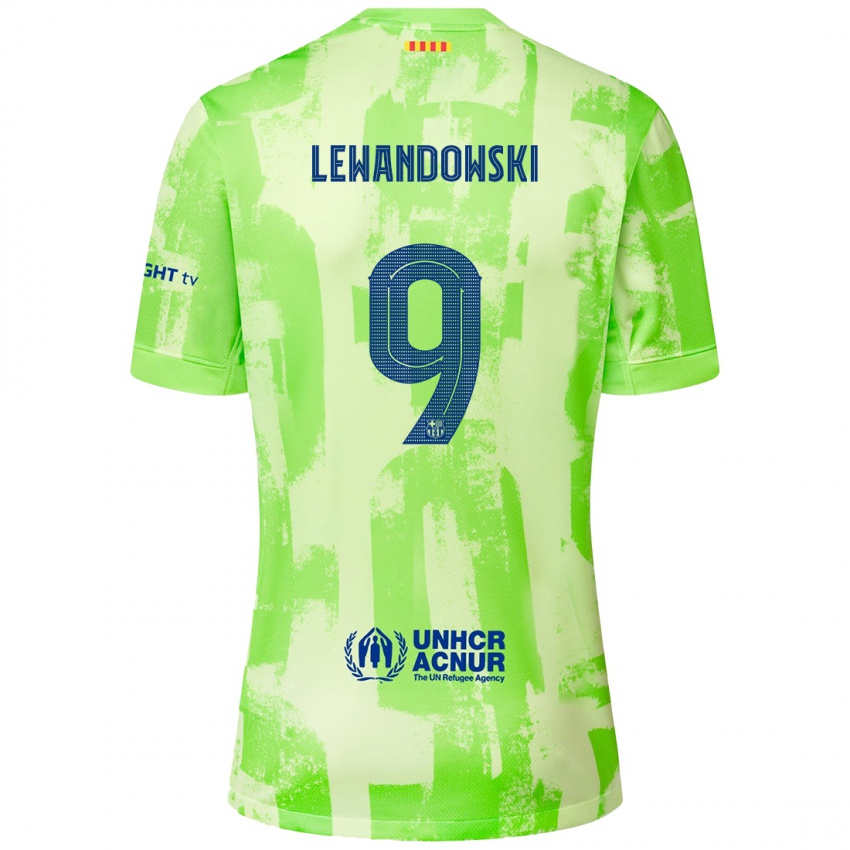 Niño Camiseta Robert Lewandowski #9 Lima Equipación Tercera 2024/25 La Camisa Perú