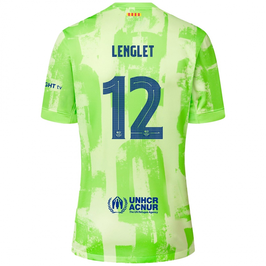 Niño Camiseta Clément Lenglet #12 Lima Equipación Tercera 2024/25 La Camisa Perú