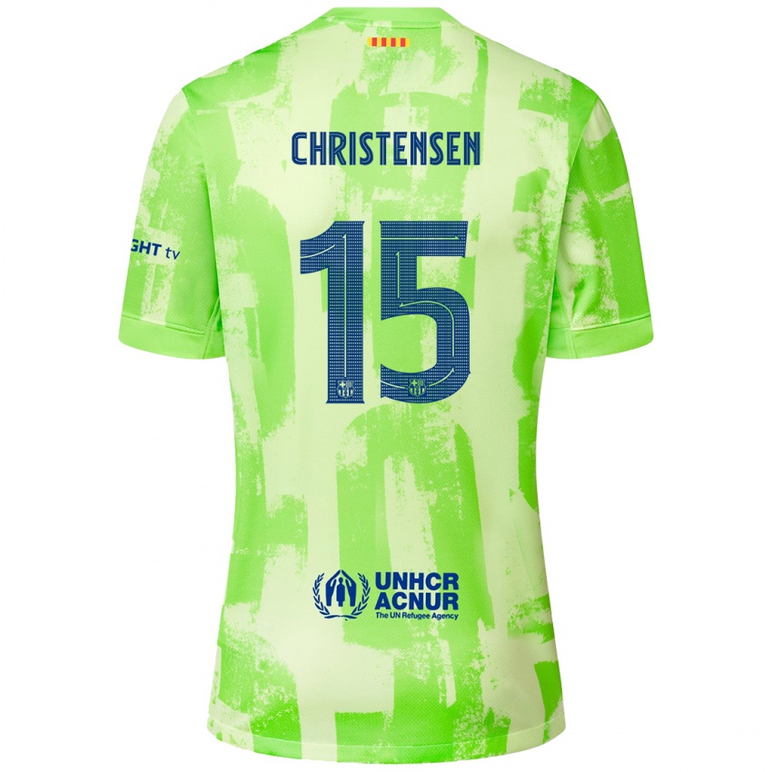 Niño Camiseta Andreas Christensen #15 Lima Equipación Tercera 2024/25 La Camisa Perú