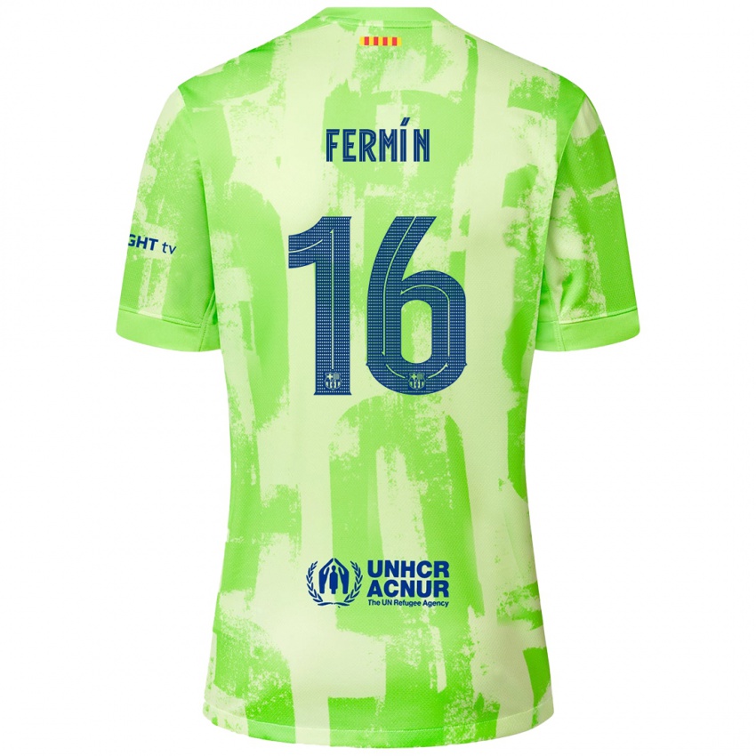 Niño Camiseta Fermin Lopez #16 Lima Equipación Tercera 2024/25 La Camisa Perú