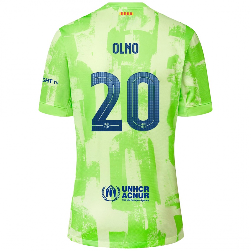 Niño Camiseta Dani Olmo #20 Lima Equipación Tercera 2024/25 La Camisa Perú