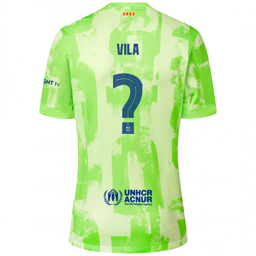 Niño Camiseta Manu Vila #0 Lima Equipación Tercera 2024/25 La Camisa Perú