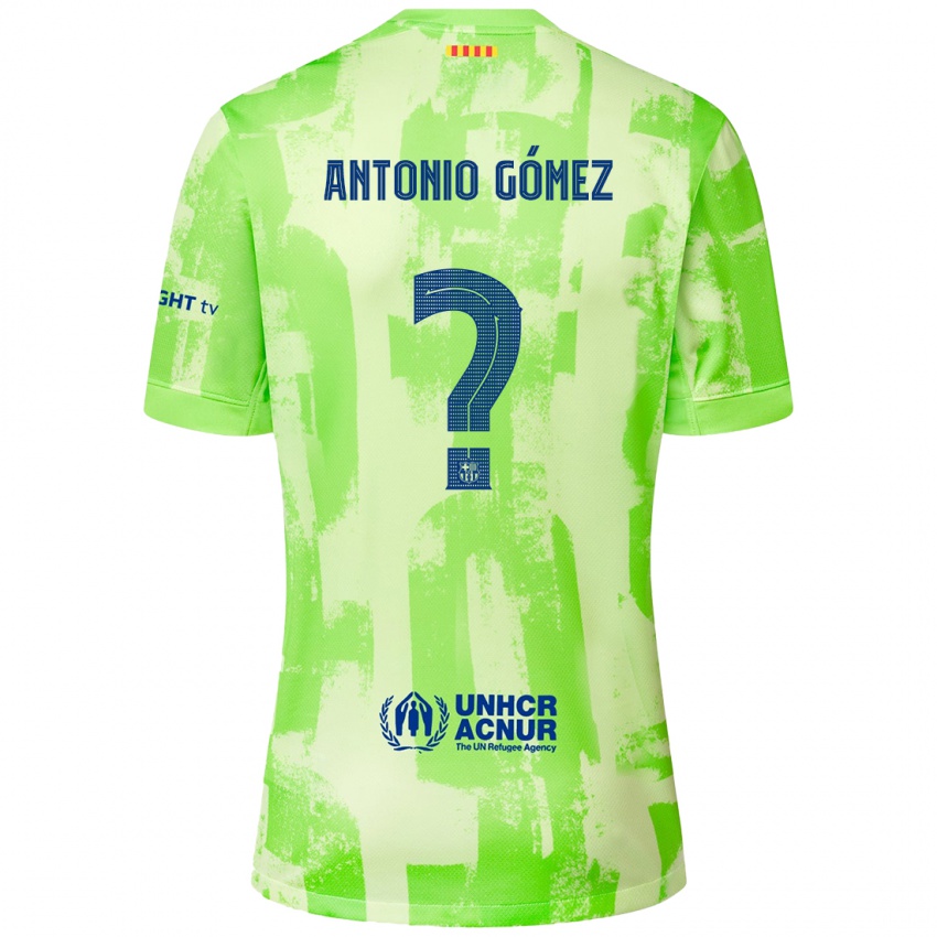 Niño Camiseta Antonio Gómez #0 Lima Equipación Tercera 2024/25 La Camisa Perú