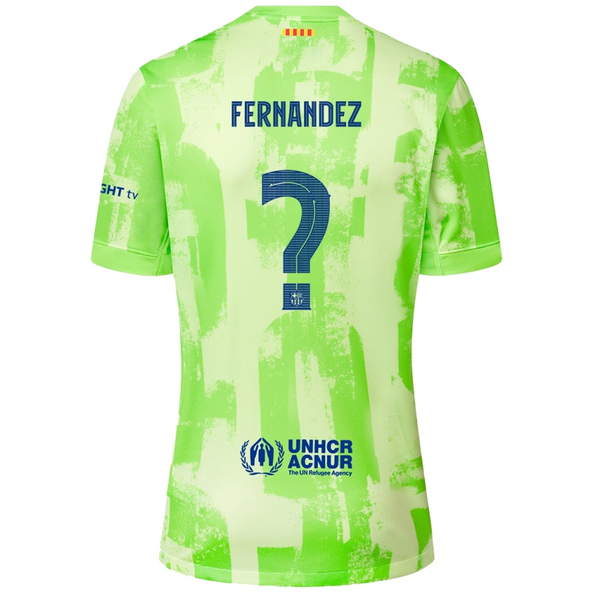 Niño Camiseta Pedro Fernández #0 Lima Equipación Tercera 2024/25 La Camisa Perú