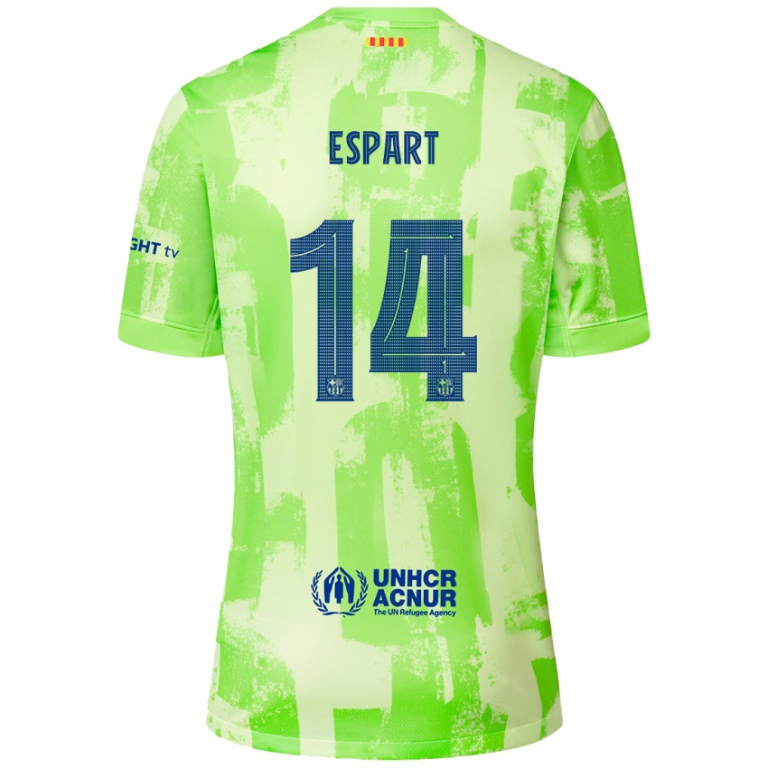 Niño Camiseta Xavi Espart #14 Lima Equipación Tercera 2024/25 La Camisa Perú