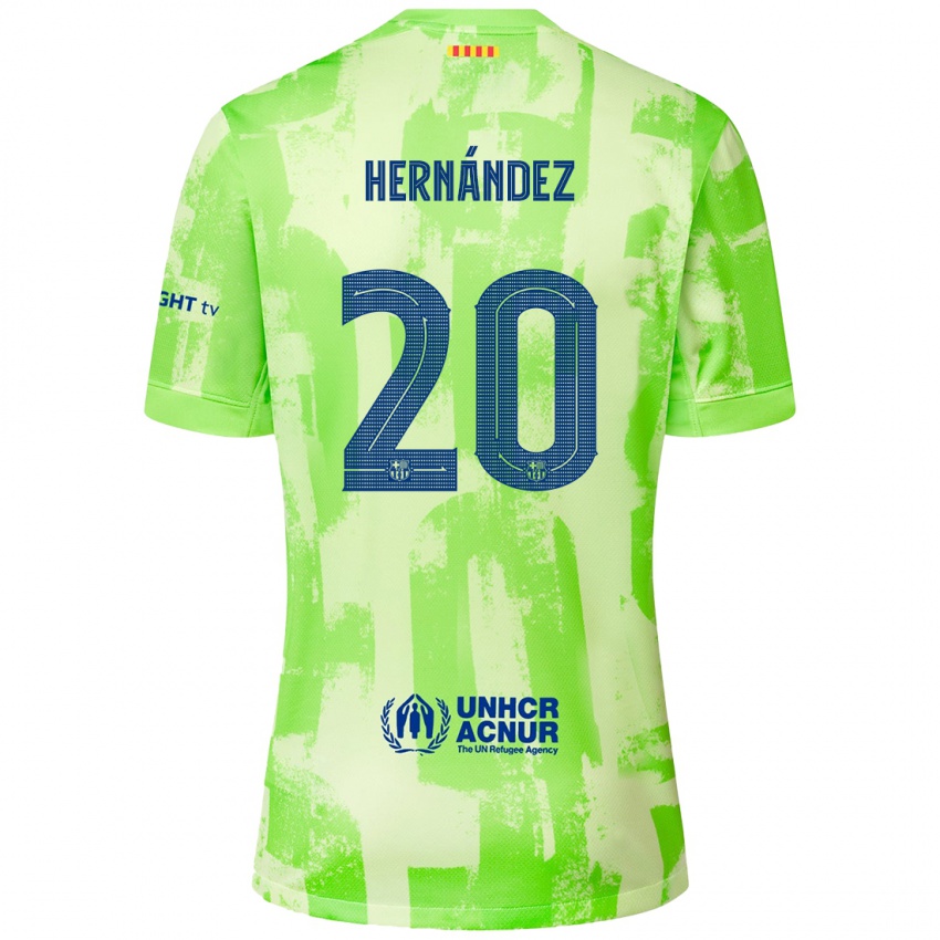 Niño Camiseta Unai Hernández #20 Lima Equipación Tercera 2024/25 La Camisa Perú