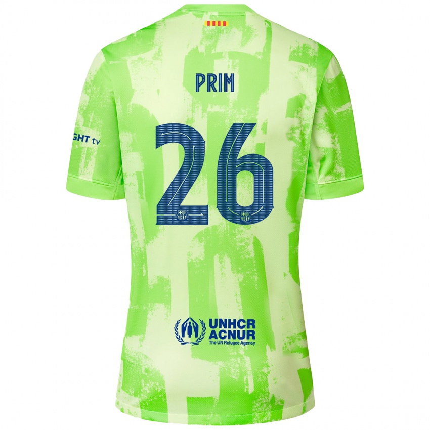 Niño Camiseta Pau Prim #26 Lima Equipación Tercera 2024/25 La Camisa Perú