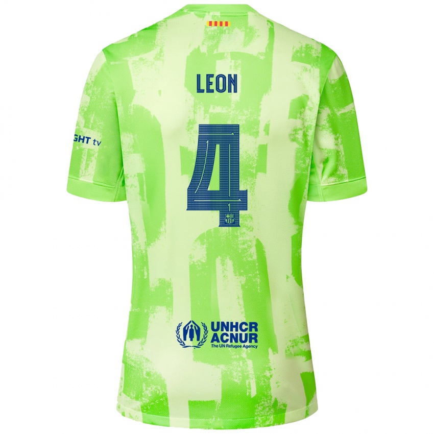 Niño Camiseta Maria Pilar Leon #4 Lima Equipación Tercera 2024/25 La Camisa Perú