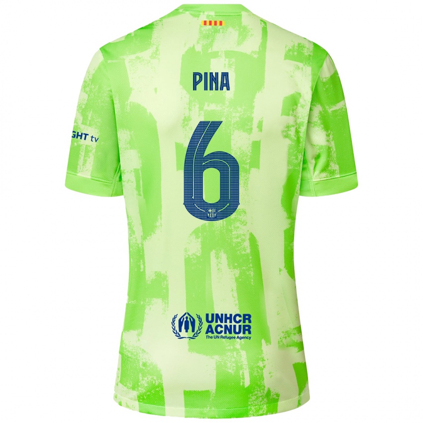 Niño Camiseta Claudia Pina #6 Lima Equipación Tercera 2024/25 La Camisa Perú