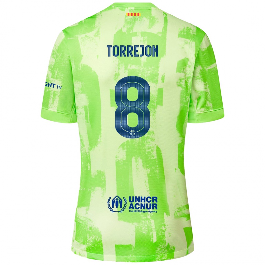 Niño Camiseta Marta Torrejón #8 Lima Equipación Tercera 2024/25 La Camisa Perú